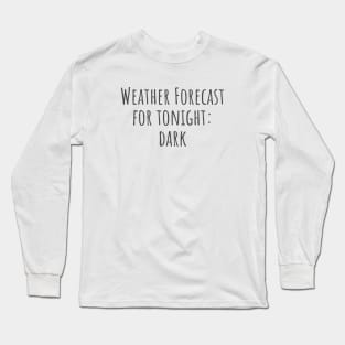 Weather Forecast Long Sleeve T-Shirt